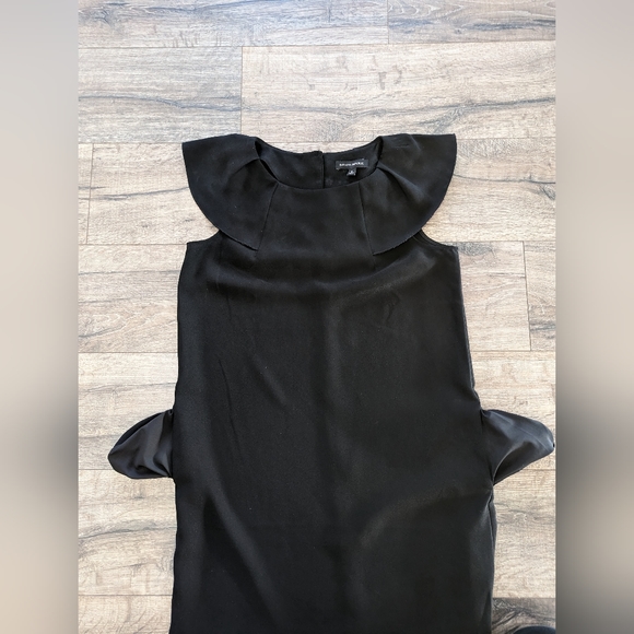 Banana Republic Size 6 Little Black Shift Dress w/ Pockets Sleeveless Lined - Picture 5 of 8